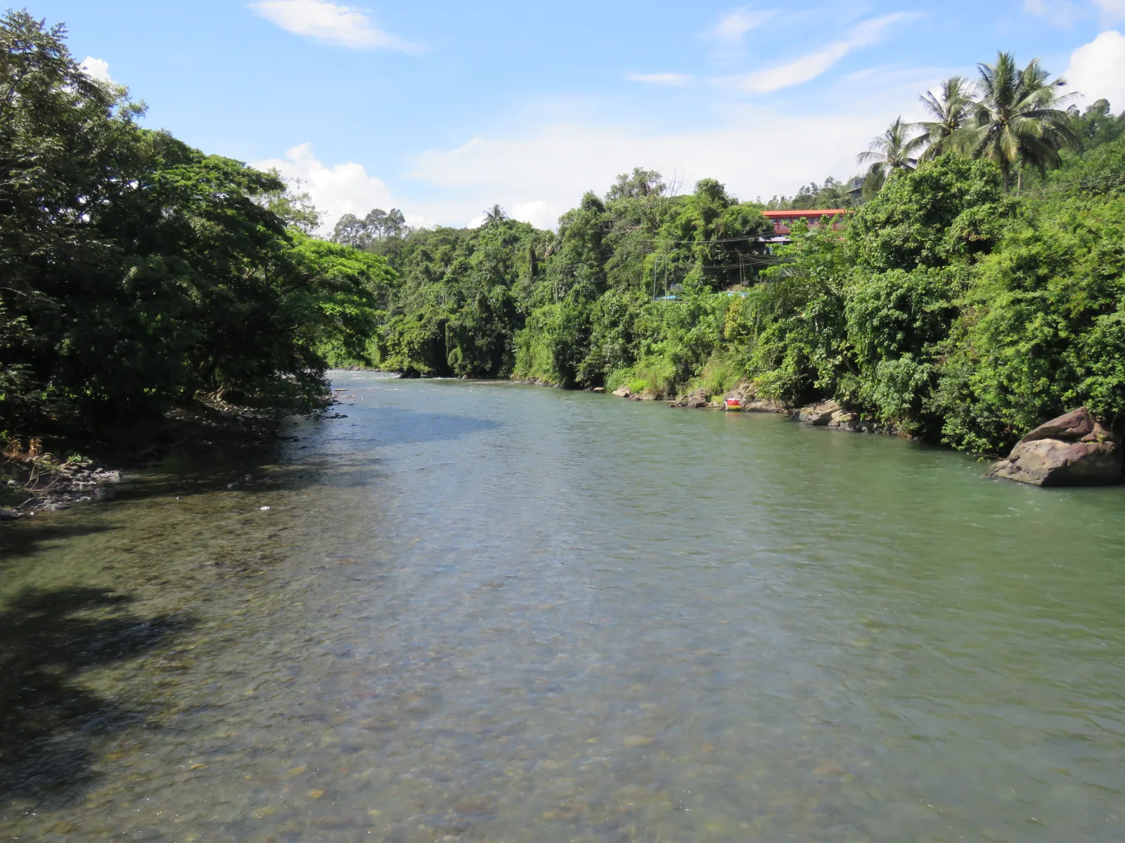 The Kadamaian River at Taginambur in Kota Belud, Sabah.